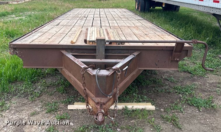 image for item EJ2756 1973 Shop Built flatbed trailer