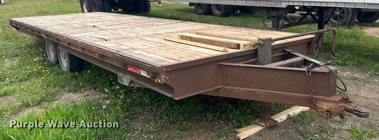image for item EJ2756 1973 Shop Built flatbed trailer