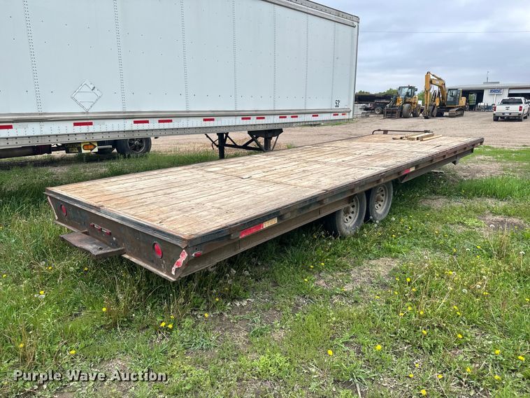 image for item EJ2756 1973 Shop Built flatbed trailer