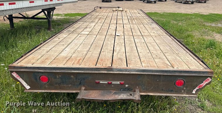 image for item EJ2756 1973 Shop Built flatbed trailer