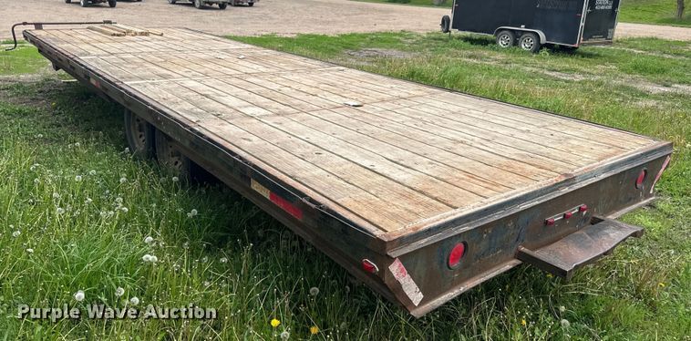 image for item EJ2756 1973 Shop Built flatbed trailer