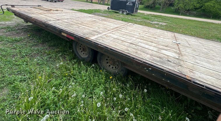 image for item EJ2756 1973 Shop Built flatbed trailer