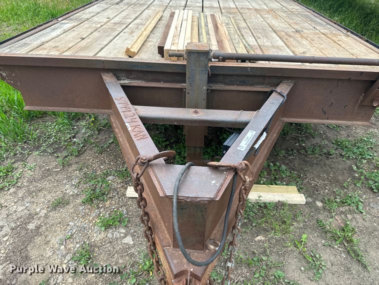 image for item EJ2756 1973 Shop Built flatbed trailer