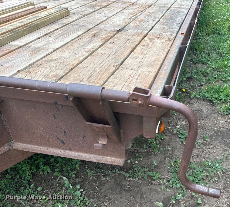 image for item EJ2756 1973 Shop Built flatbed trailer