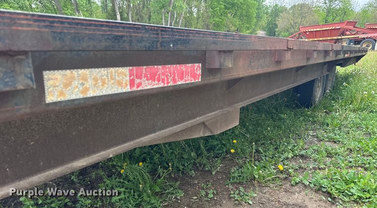 image for item EJ2756 1973 Shop Built flatbed trailer