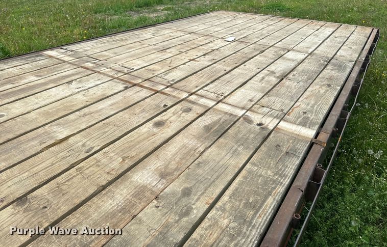 image for item EJ2756 1973 Shop Built flatbed trailer