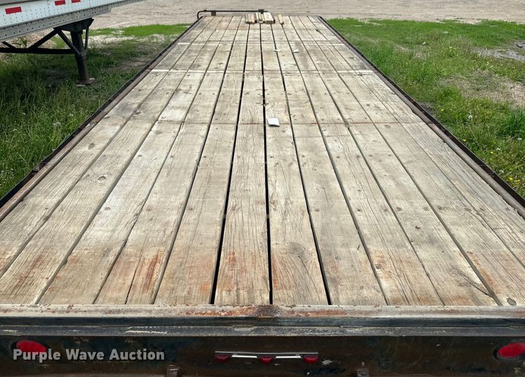 image for item EJ2756 1973 Shop Built flatbed trailer