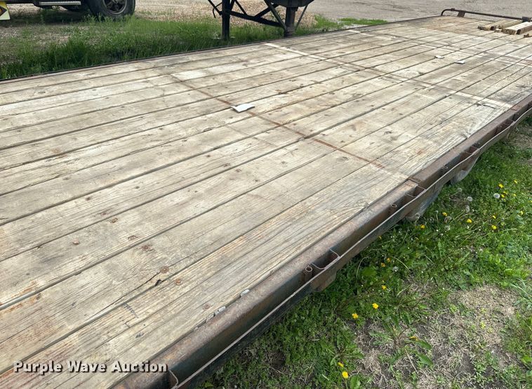 image for item EJ2756 1973 Shop Built flatbed trailer