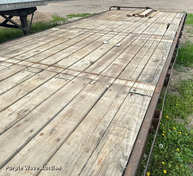 image for item EJ2756 1973 Shop Built flatbed trailer