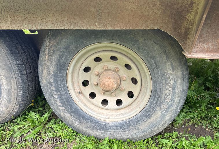 image for item EJ2756 1973 Shop Built flatbed trailer