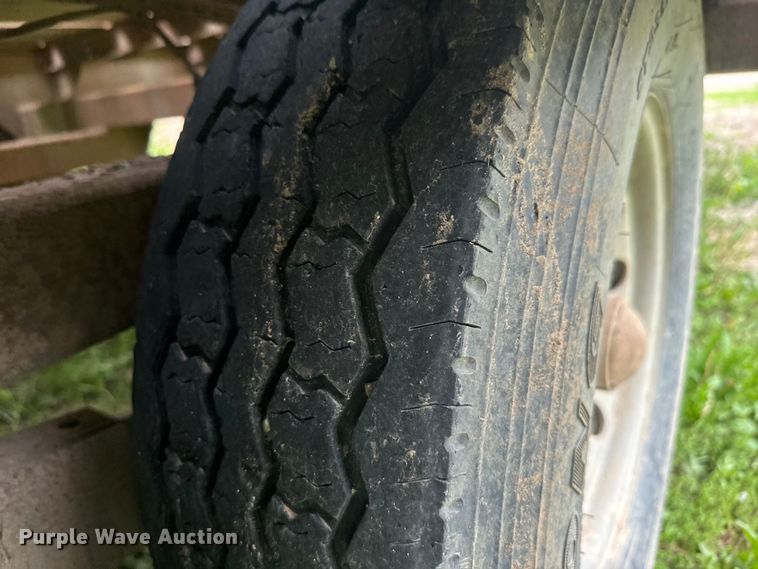 image for item EJ2756 1973 Shop Built flatbed trailer