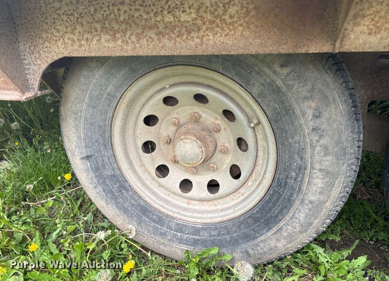 image for item EJ2756 1973 Shop Built flatbed trailer