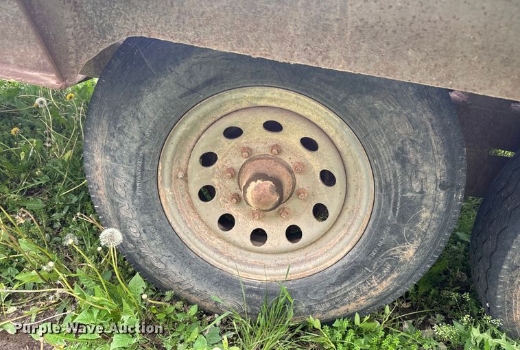 image for item EJ2756 1973 Shop Built flatbed trailer