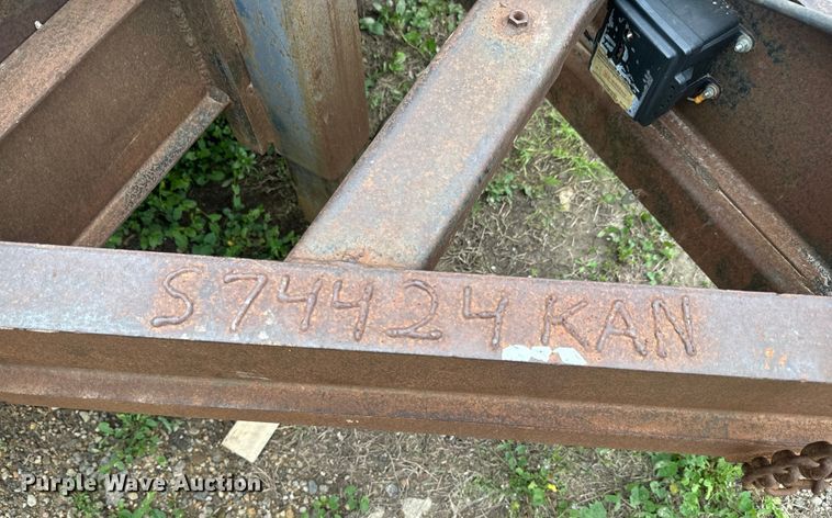 image for item EJ2756 1973 Shop Built flatbed trailer