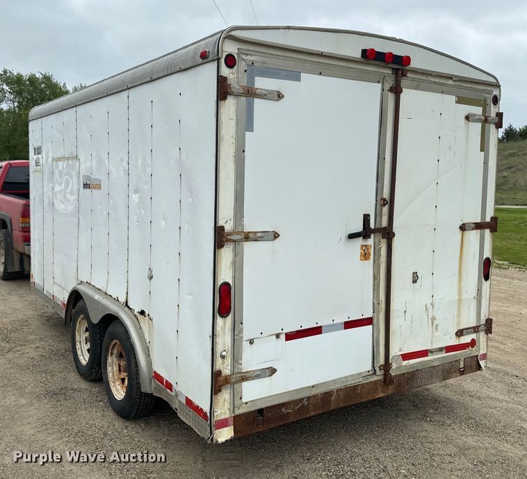 image for item EJ2757 1998 Doolittle enclosed cargo trailer