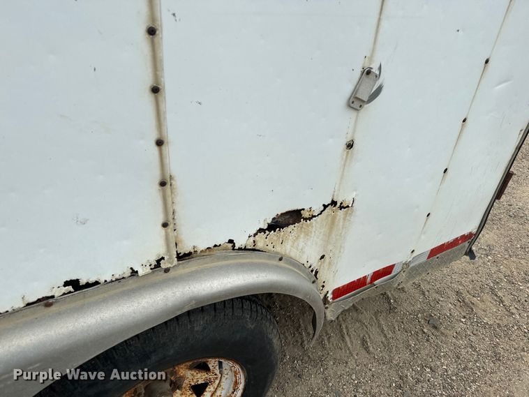 image for item EJ2757 1998 Doolittle enclosed cargo trailer