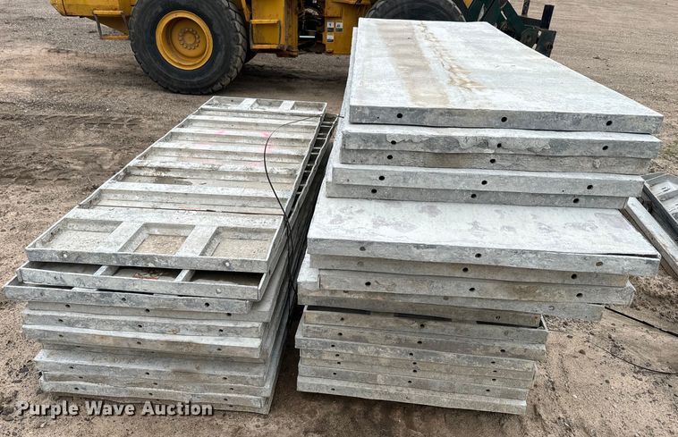 image for item EJ2768 Approximately 48 aluminum concrete forms