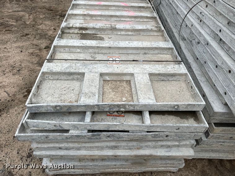 image for item EJ2768 Approximately 48 aluminum concrete forms
