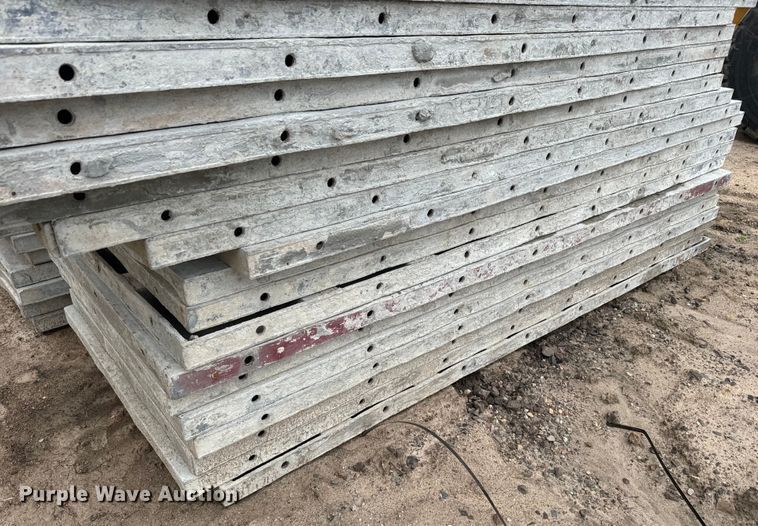 image for item EJ2768 Approximately 48 aluminum concrete forms