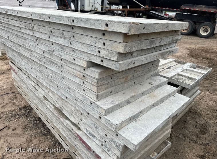 image for item EJ2768 Approximately 48 aluminum concrete forms
