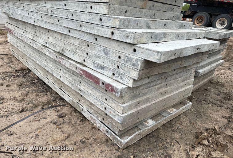 image for item EJ2768 Approximately 48 aluminum concrete forms