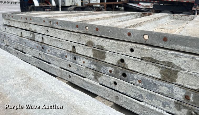 image for item EJ2768 Approximately 48 aluminum concrete forms