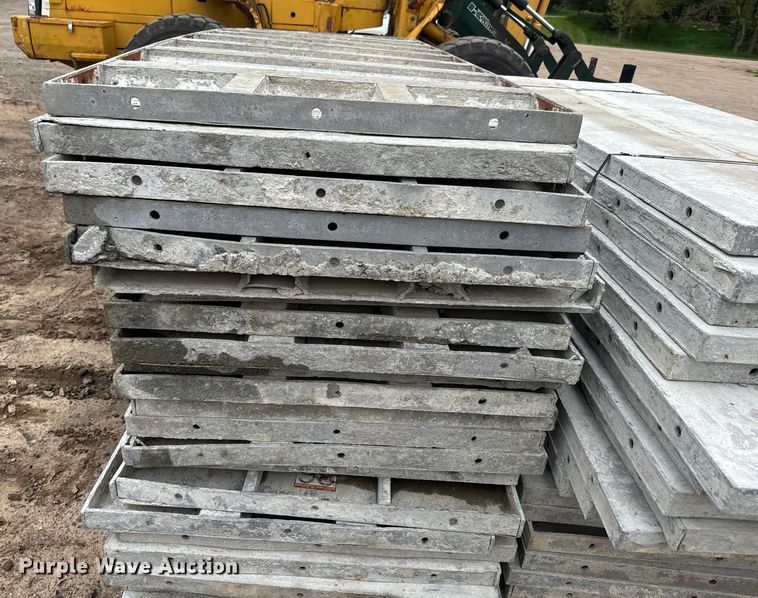 image for item EJ2768 Approximately 48 aluminum concrete forms