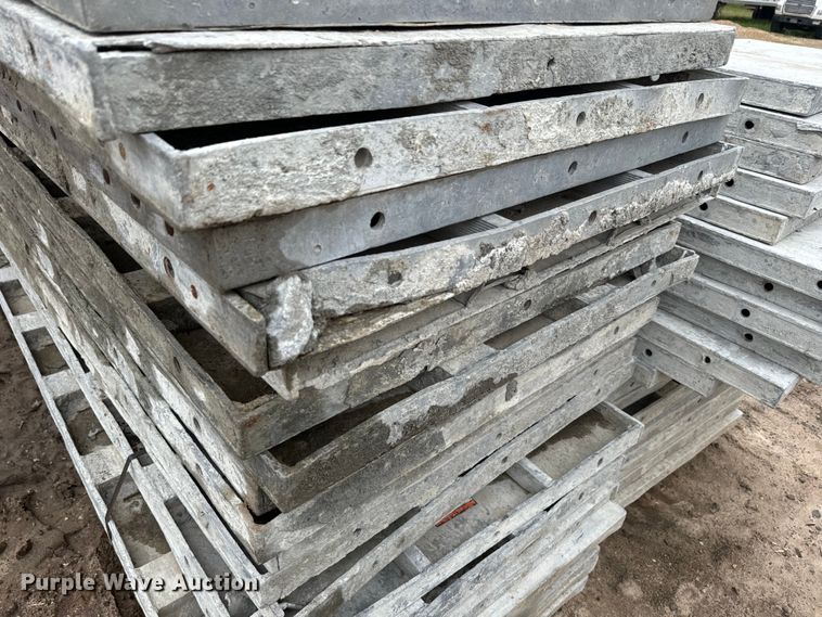image for item EJ2768 Approximately 48 aluminum concrete forms