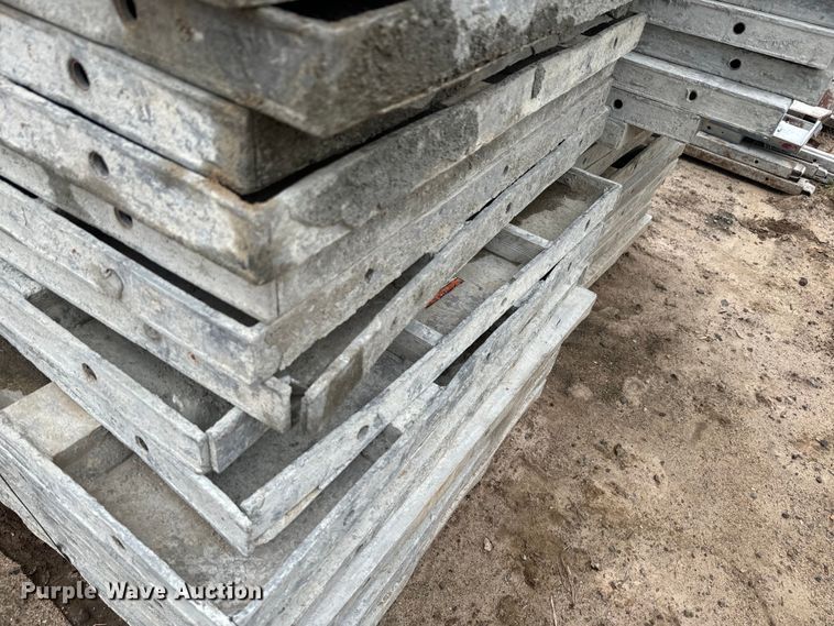image for item EJ2768 Approximately 48 aluminum concrete forms