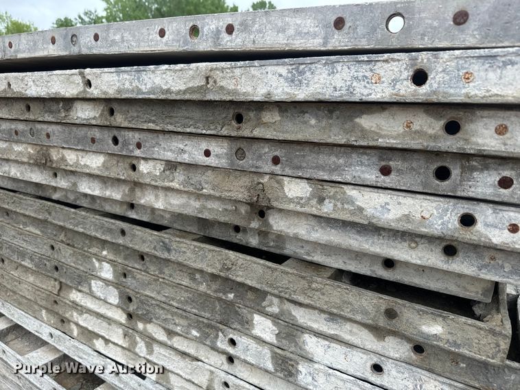 image for item EJ2768 Approximately 48 aluminum concrete forms
