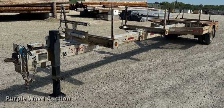 image for item EJ2793 2008 CZ Engineering pole trailer