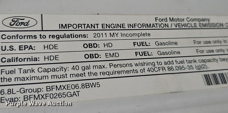 image for item EJ5371 2011 Ford F450 Super Duty bucket truck