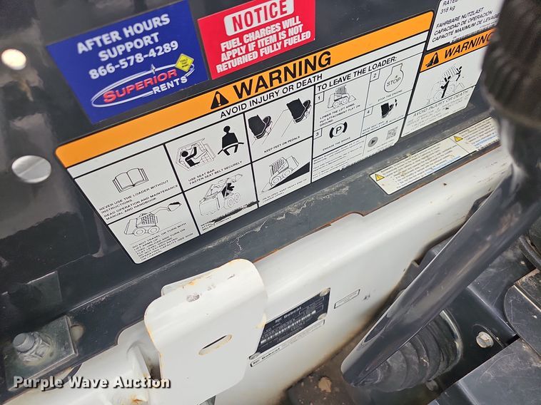 image for item EJ5373 2019 Bobcat  S70 skid steer loader