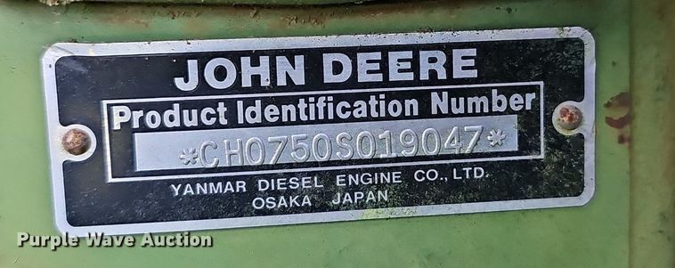 image for item EJ5389 1986 John Deere 750 MFWD tractor