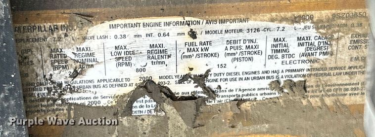 image for item EK4577 2001 Peterbilt  PB330 utility / service truck