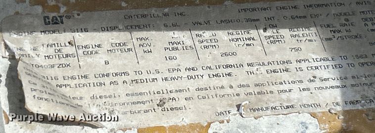 image for item EK4580 1994 GMC Topkick C6500 water truck