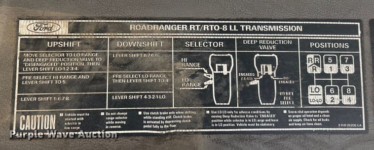 image for item EK4590 1997 Ford LT9513 utility / service truck