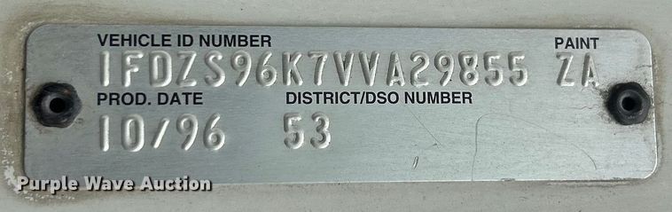 image for item EK4590 1997 Ford LT9513 utility / service truck