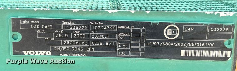 image for item EK4595 2006 Volvo  L20B-P wheel loader