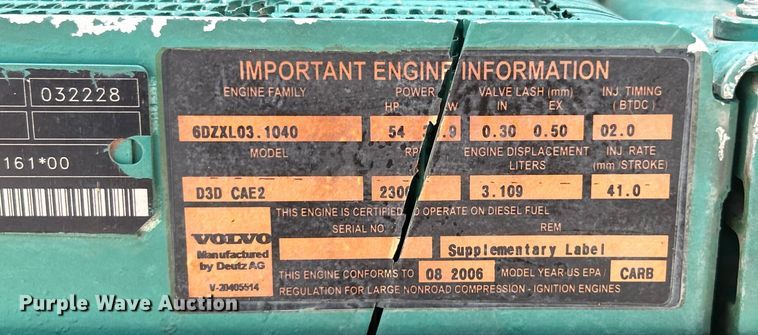 image for item EK4595 2006 Volvo  L20B-P wheel loader