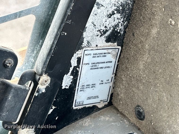 image for item EK4596 2007 Caterpillar  256C skid steer loader