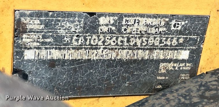 image for item EK4596 2007 Caterpillar  256C skid steer loader