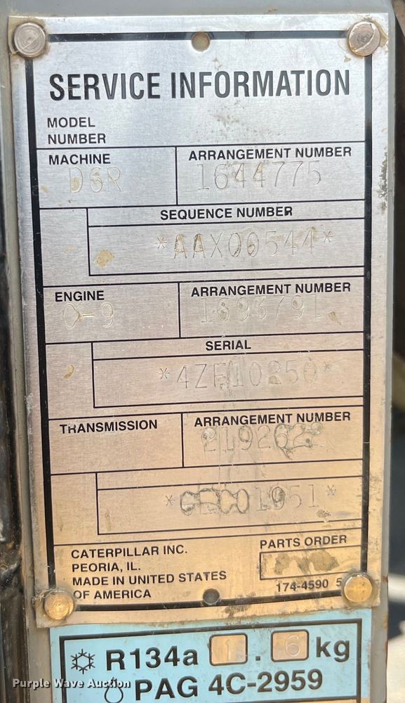 image for item EK8504 2004 Caterpillar  D6R XL dozer