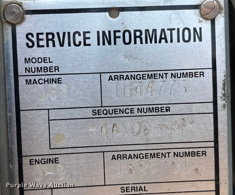 image for item EK8504 2004 Caterpillar  D6R XL dozer