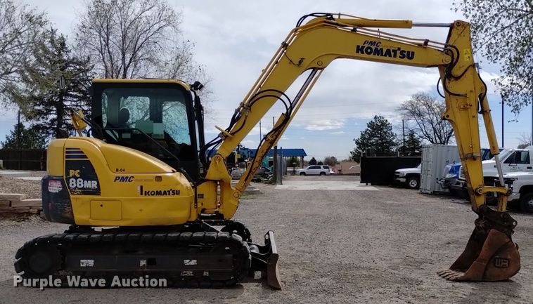 image for item EO9964 2013 Komatsu PC88MR-8 mini excavator