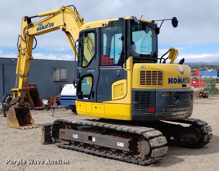 image for item EO9964 2013 Komatsu PC88MR-8 mini excavator