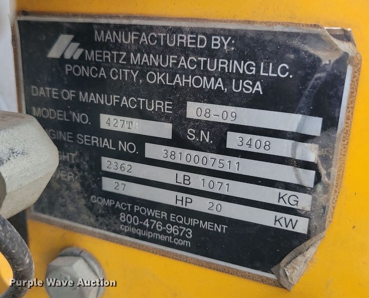 image for item KB9063 2009 Boxer 427 compact utility loader