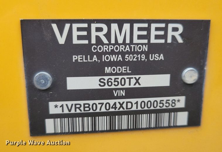 image for item KB9064 2013 Vermeer S650TX compact utility loader