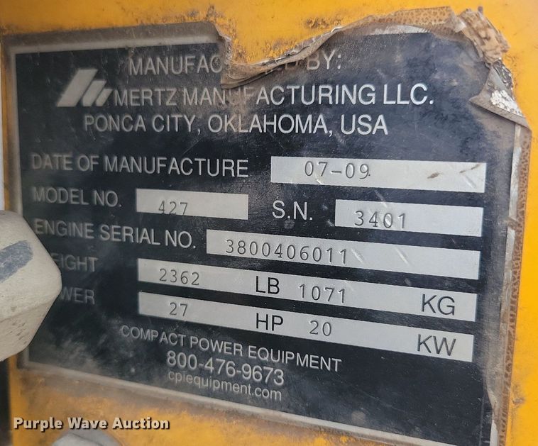 image for item KB9065 2009 Boxer 427 compact utility loader