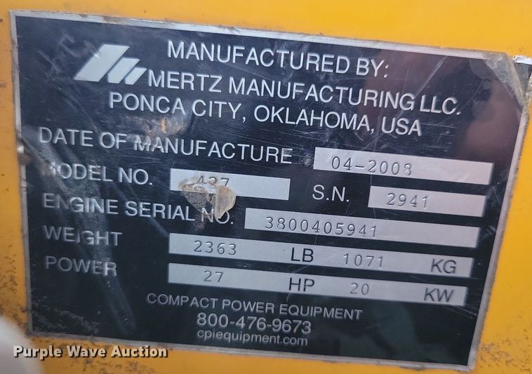 image for item KB9066 2008 Boxer 427 compact utility loader